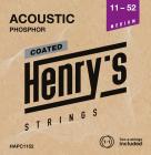 HENRY`S STRINGS HAPC1152 Coated Acoustic Phosphor - 011“ - 052”