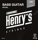 HENRY'S STRINGS HEBC030 Coated jednotlivá struna - Bass Nickel 030