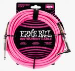 ERNIE BALL P06083 Braided Cable 18 SA Neon Pink