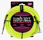 ERNIE BALL P06085 Braided Cable 18 SA Neon Yellow
