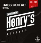 HENRY’S HEBC45128 Coated Bass Nickel - 045“ - 128”