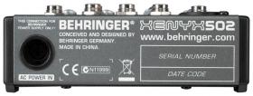 Galerijní obrázek č.1 Mixážní pulty bez efektu BEHRINGER XENYX 502