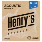 HENRY`S STRINGS HAP1253 Acoustic Phosphor - 012“ - 053“