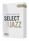 D'ADDARIO ORSF10SSX2S Organic Select Jazz Filed Soprano Saxophone Reeds 2 Soft - 10 Pack