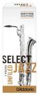RICO RRS05BSX2S Select Jazz - Bartitone Saxophone Reeds - Unfiled - 2 Soft - 5 Box