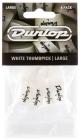 Galerijní obrázek č.3 Prstýnky DUNLOP White Large Thumbpick - 4 pack