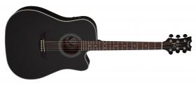 DEAN GUITARS SAD St. Augustine Dreadnought Cutaway Classic Black