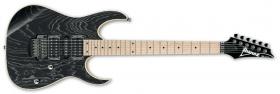 IBANEZ RG370AHMZ Silver Wave Black