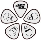 D'ADDARIO 1CWH6-10JS Joe Satriani Signature Guitar Picks, White - 10 ks