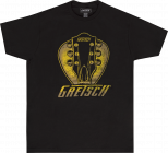 GRETSCH Headstock Pick T-Shirt, Black, Small