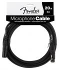 FENDER Performance Series Microphone Cable, 20', Black