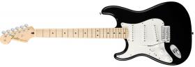 FENDER Standard Stratocaster® Maple Fingerboard, Black, Left Handed