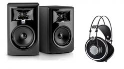 Hlavní obrázek Aktivní monitory JBL LSR308 PMKII (2KS) + AKG K702 SET