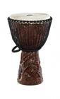 MEINL PROADJ3-XXL Artisan Edition Djembe 14” Deluxe Carving - Brown