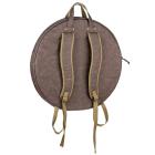 Galerijní obrázek č.1 Obaly na činely MEINL MVHC22DB Vintage Hyde Cymbal Bag 22” - Dark Brown