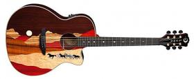 LUNA GUITARS Vista Mustang EA Natural