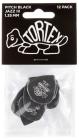 Galerijní obrázek č.2 Tvrdost do 2.0 DUNLOP Tortex Pitch Black Jazz III Pick 1,35mm - 12 ks