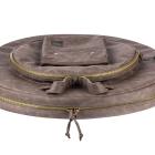 Galerijní obrázek č.3 Obaly na činely MEINL MVHC22DB Vintage Hyde Cymbal Bag 22” - Dark Brown