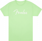 FENDER Spaghetti Logo T-Shirt, Surf Green, S