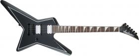 JACKSON Gus G. Star Satin Black with White Pinstripes