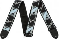 FENDER Jackquard Monogrammed Strap Black / Grey Blue