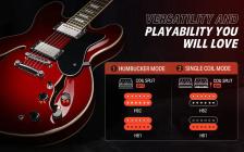 Galerijní obrázek č.2 Elektrické sety DONNER DJP-1000 Jazz LP - Sunburst