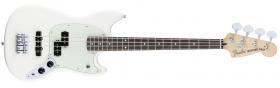 FENDER Mustang Bass PJ Olympic White Rosewood