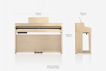 Galerijní obrázek č.2 Digitální piana ROLAND HP702 WH