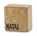 NATAL WSK-SQ-MB Square Wood Shaker - Mappa Burl