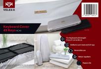 Galerijní obrázek č.7 Protiprachové povlaky a kryty VELES-X KC49 Keyboard Cover 49 Keys 57 - 89 cm