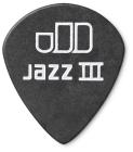 Galerijní obrázek č.3 Tvrdost  0.88 DUNLOP Tortex Pitch Black Jazz III Pick .88mm - 12 ks