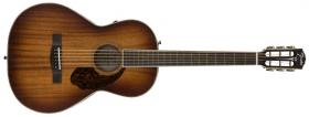 FENDER PM-2E Parlor All-Mahogany Antique Cognac Burst