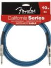 FENDER California Instrument Cable -  Lake Placid Blue 3m