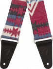 Galerijní obrázek č.2 Nylonové/textilní FENDER 2" Zion Strap, Red Aztec