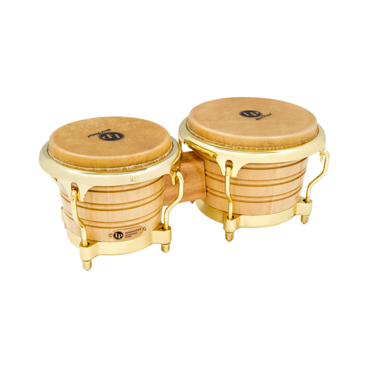 Bonga LATIN PERCUSSION Generation II Bongos Natural Gold Music City