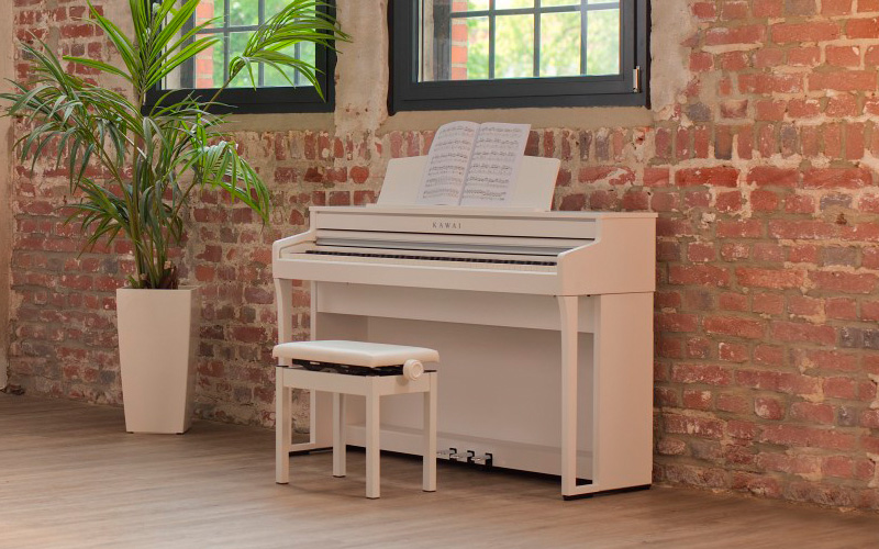 Digitální piano KAWAI CA49 Piano KAWAI CA49W v interiéru