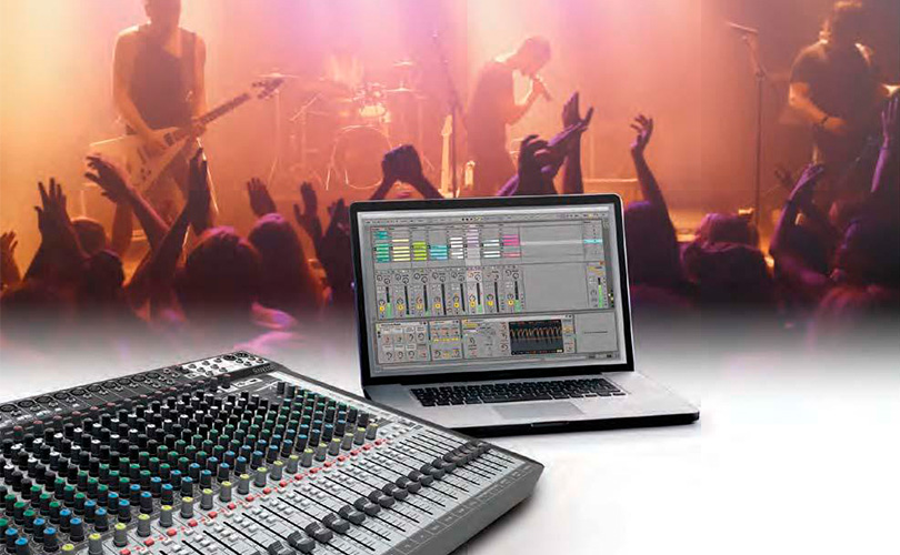 Použití analogového mixážního pultu SOUNDCRAFT SIGNATURE 22 MTK