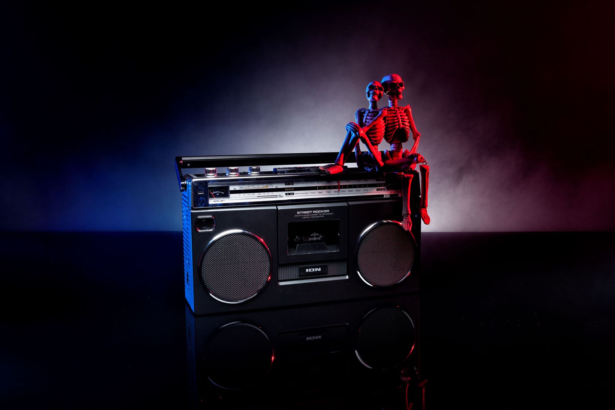 Lifestyle fotka kazetového magnetofonu