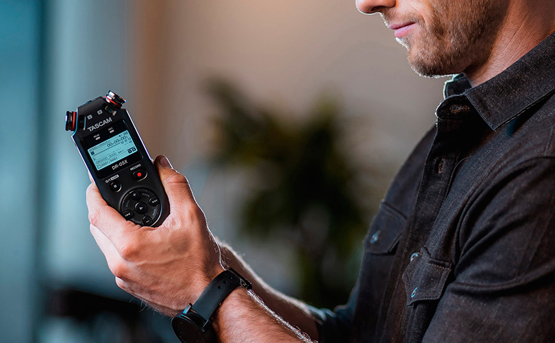 Detail rekordéru TASCAM DR-05X