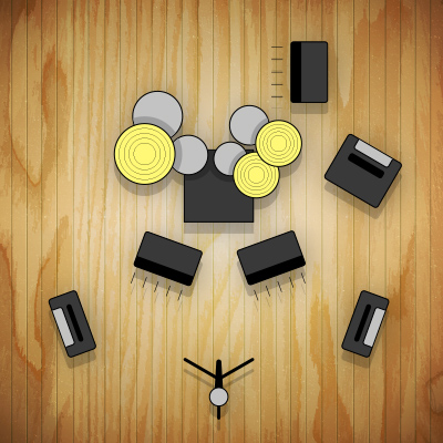 Rozložení muzikantů 2