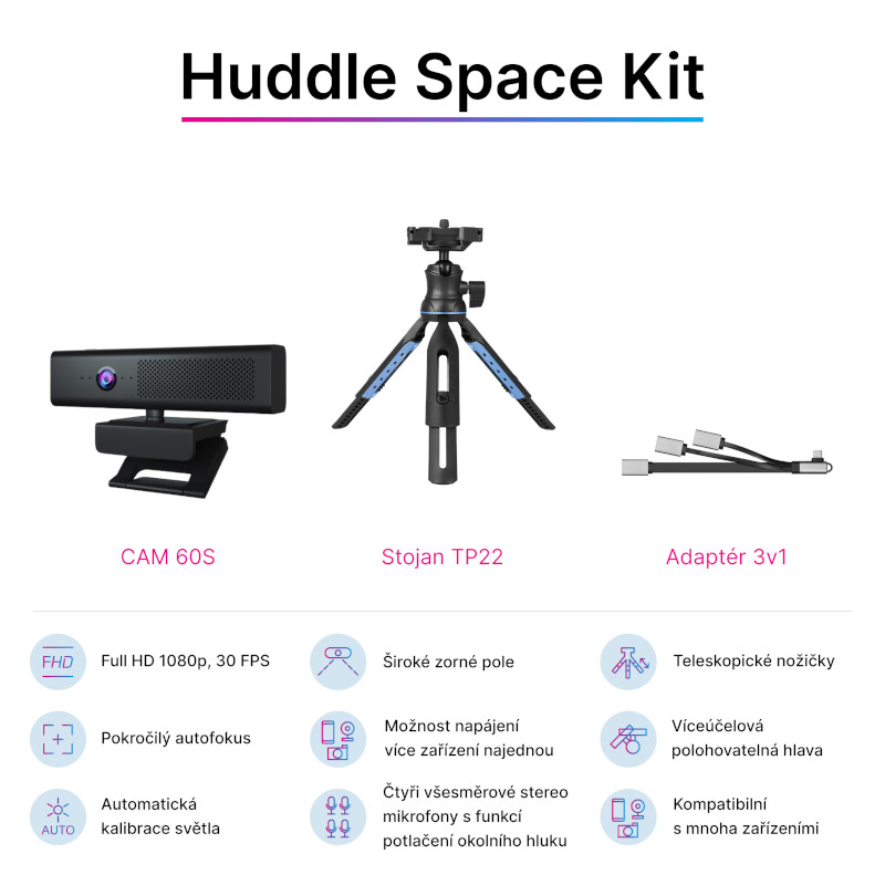 Popis VISIXA HUDDLE SPACE KIT