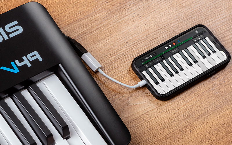 Keyboard ALESIS V49 MKII Možnost propojení ALESIS V49 MKII