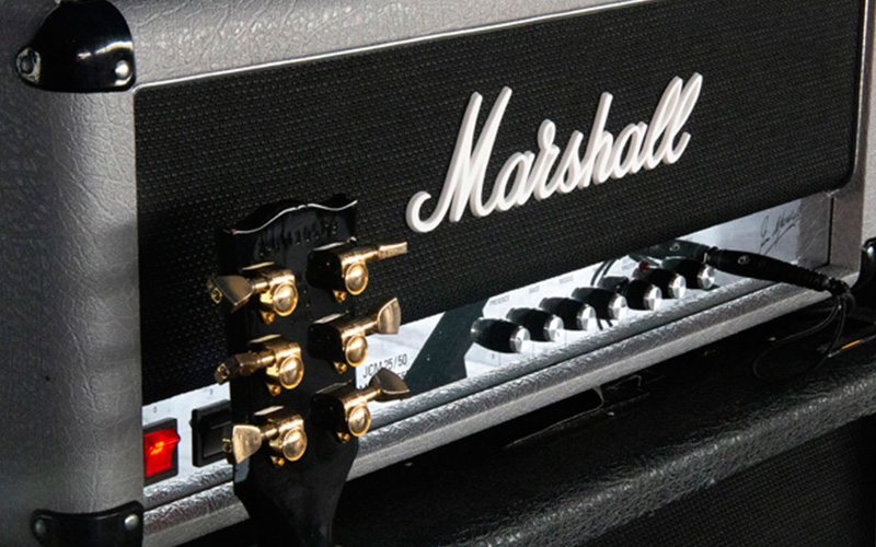 Zesilovač MARSHALL 2555X SILVER JUBILEE Detail MARSHALL 2555X SILVER JUBILEE