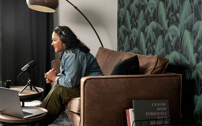 Podcast set SHURE MV7 PODCAST KIT Nahrávání s SHURE MV7 PODCAST KIT