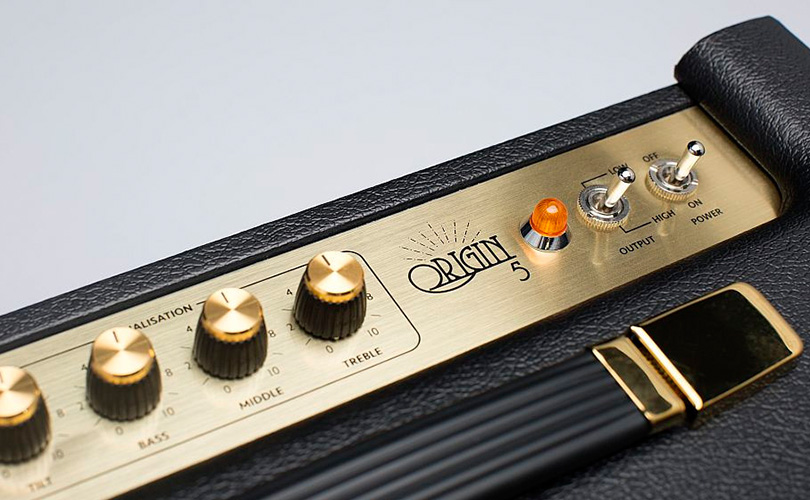 Detail ovládání komba MARSHALL ORIGIN 5C