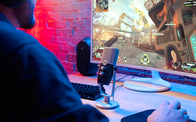 Detail mikrofonu AKG C22-USB ARA