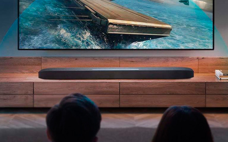 Zvuk z televize pomocí reprolišty ANKER SOUNDCORE INFINI PRO