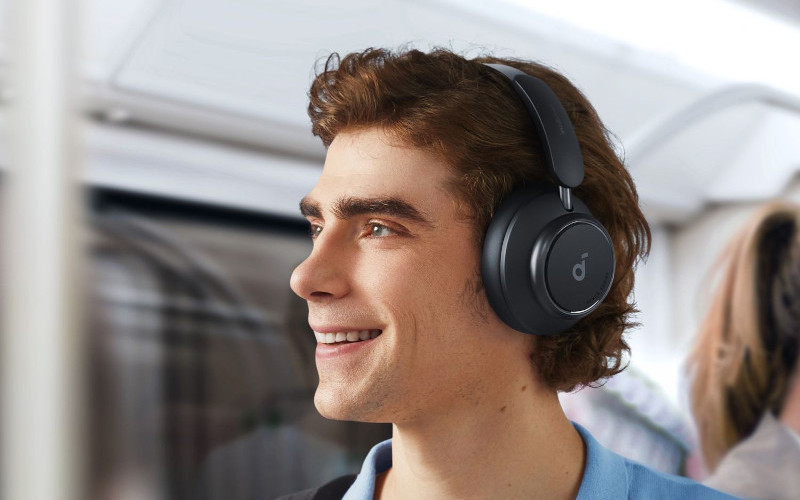 Sluchátka ANKER SOUNDCORE SPACE Q45 Černá sluchátka ANKER SOUNDCORE SPACE Q45