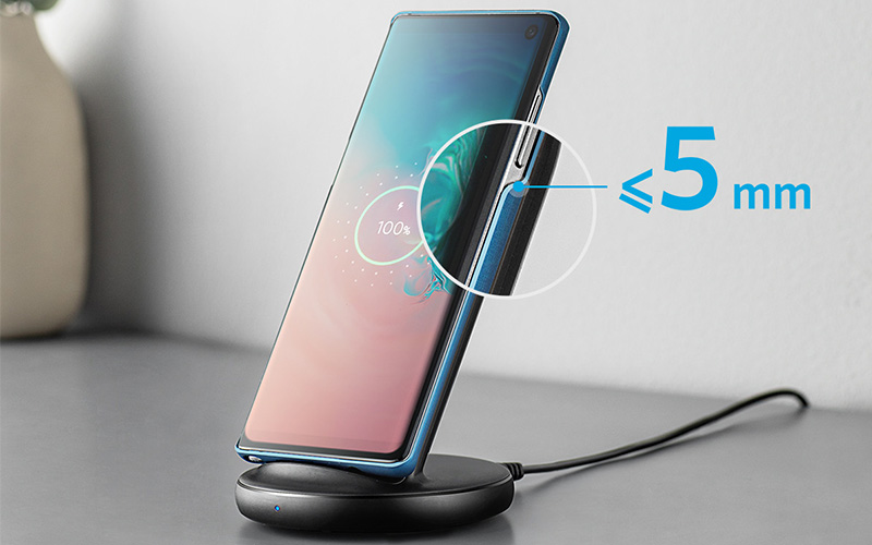 Nabíječka ANKER POWERWAVE II STAND 15W EU BLACK+GRAY