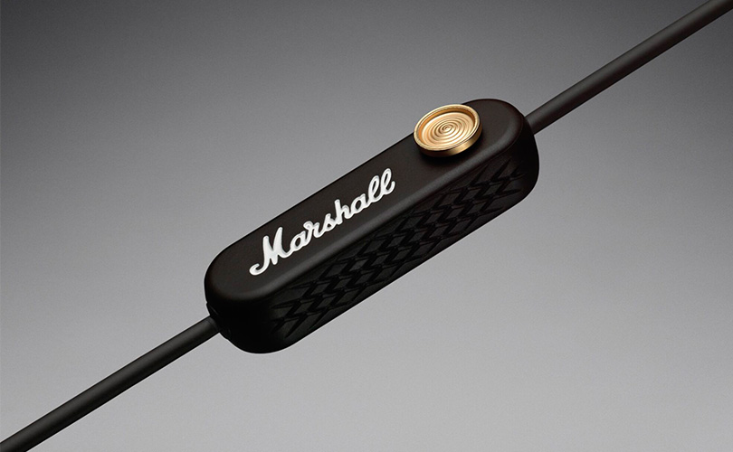 Bezdrátová sluchátka MARSHALL MINOR II BT Detail ovládání sluchátek MARSHALL MINOR II BT